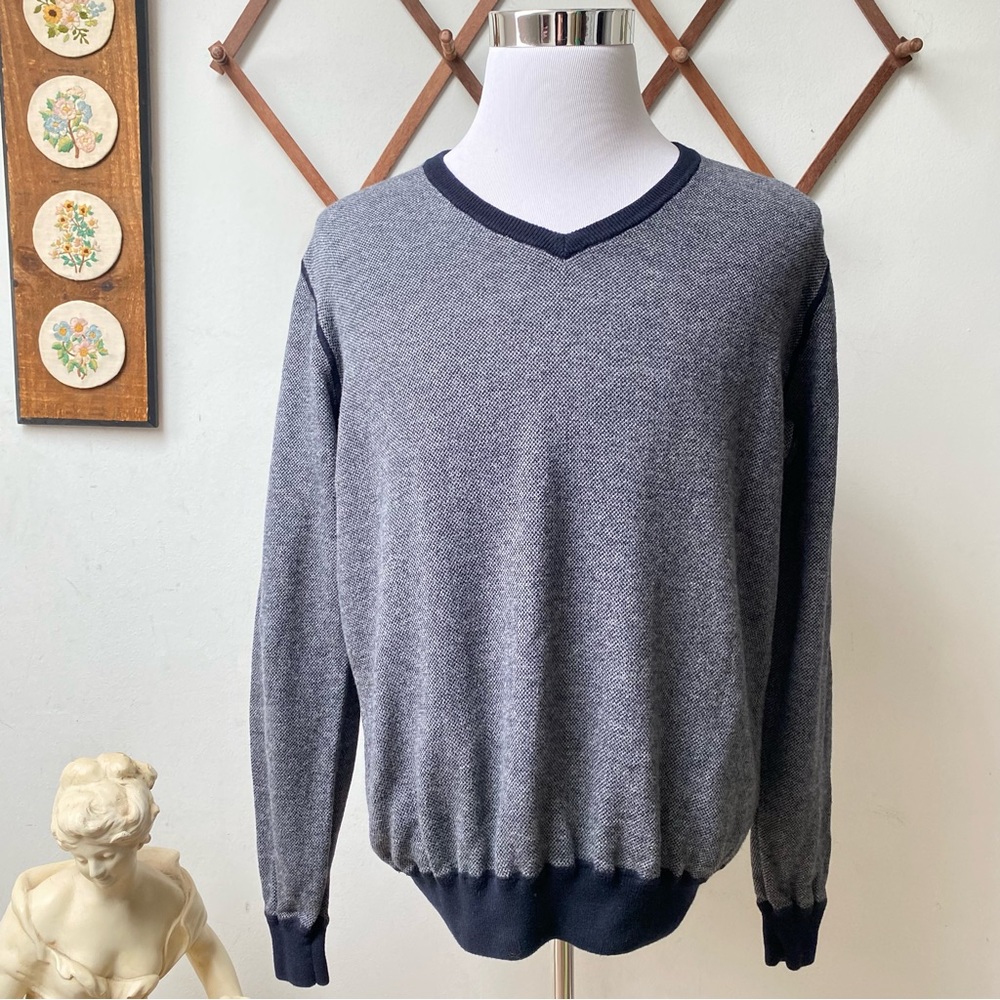 Egara Cotton Cashmere Slim Fit Knit Sweater